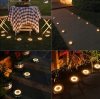 4X LAMPKI SOLARNE OGRODOWE WBIJANE DYSK NAJAZDOWE 16 LED WODOODPORNE PRO600 (tds0572)